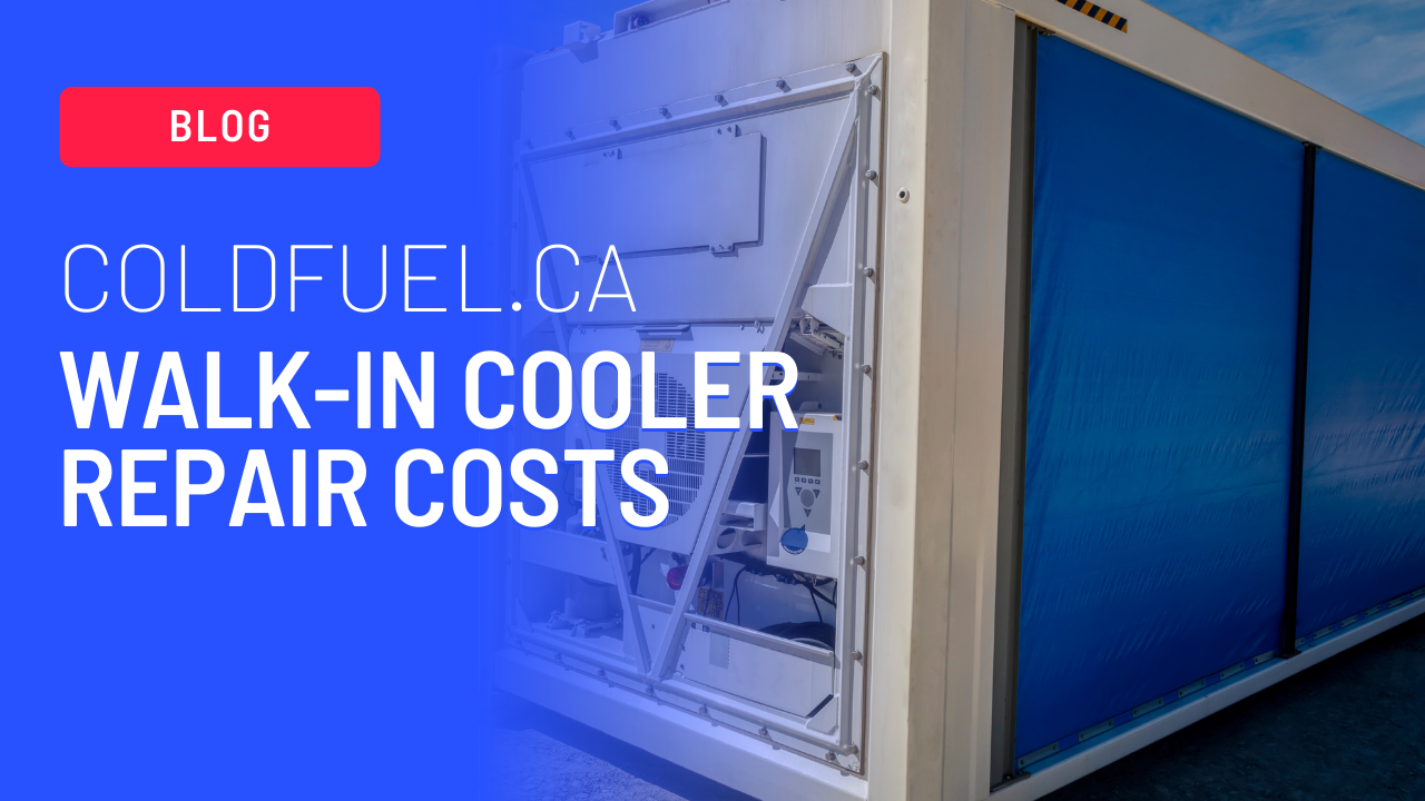 Walk in hot sale cooler costs