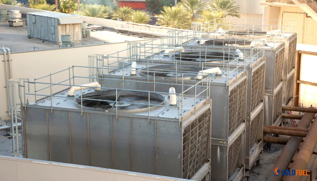 damaged ac coils on rooftop unit