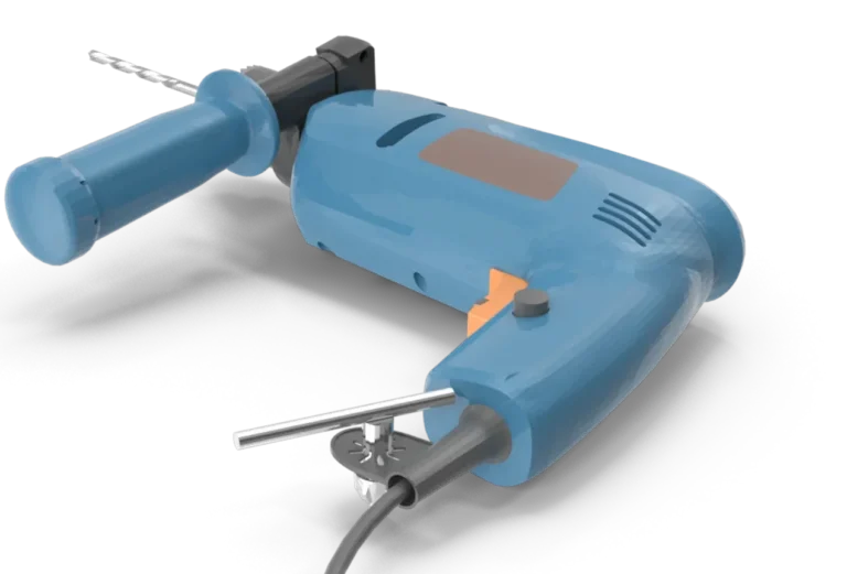 Power drill used for refrigeration system installation